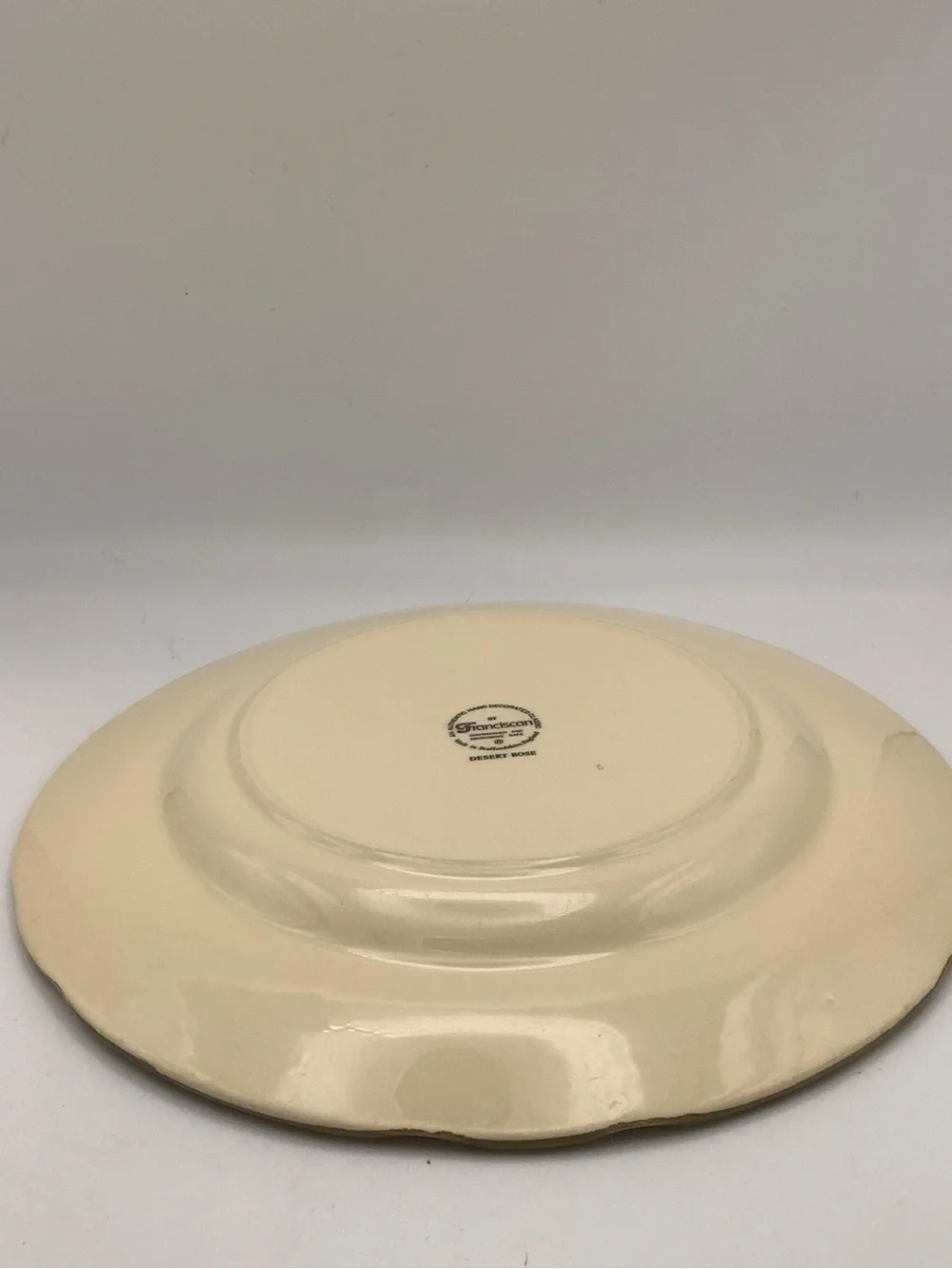 Three Franciscan Desert Rose Dinner Plates Made in England